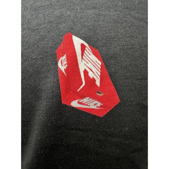 Nike Shoe‎ Box T SHIRT All Over Print Short Sleeve Mens M Black Red Sneaker Head - Picture 3 of 6